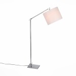 Фото 4 SL460.105.01 Торшер ST-Luce Хром/Белый E27 1*60W (из 2-х коробок) MARCIA