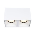 Фото ST168.502.02 Светильник потолочный Белый GU10 2*50W IP20 L82,5xW165xH104 220V Без ламп Накладные светильники