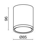 Фото 4 Потолочный светильник Technical C086CM-GX53-MRD-B
