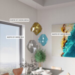 Фото 3 Светильник подвесной Crystal Lux NUESTRO SP1 CHROME/SMOKE