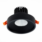 Фото 2 ST751.448.10 Св-к встр. Черный LED 1*10W 4000K 750Lm Ra>90 38° IP20 D100xH75 170-240V Встраиваемые светильники