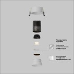 Фото 3 Встраиваемый светильник Technical DL123-10W-3K-W