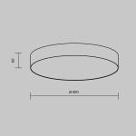 Фото 3 Потолочный светильник Technical C032CL-45W2.7K-RD-B