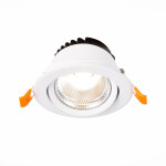 Фото 4 ST211.548.10.36 Св-к встр. Белый LED 1*10W 4000K 750Lm Ra80 36° IP20 D109xH65 220-240V Встраиваемые светильники