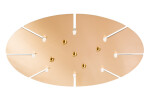 Фото 2 Потолочная база Crystal Lux D600-8 BRASS