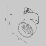 Фото 4 Трековый светильник Technical TR199-3-15W2.7K-M-W