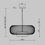 Фото 3 Подвесной светильник Maytoni MOD376PL-L30G3K
