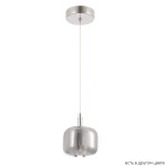 Фото 4 Светильник подвесной Crystal Lux BOX SP1 CHROME/SMOKE