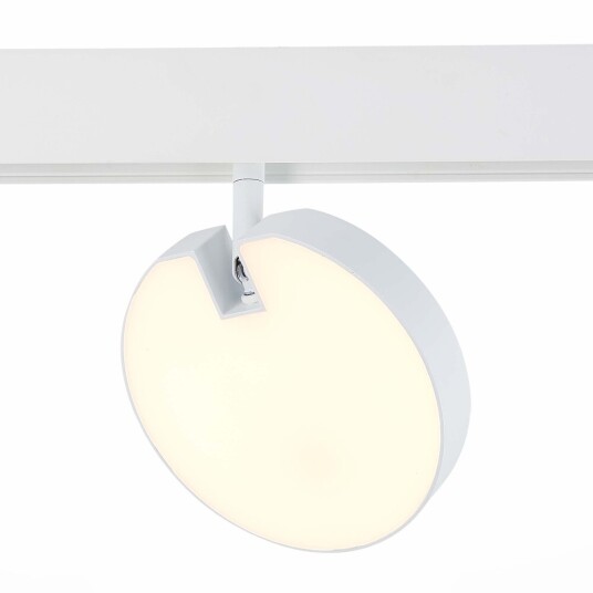 Фото ST359.536.15 Магнитный трековый светильник белый LED 1*15W 3000K 760Lm Ra>80 120° IP20 L150xW28xH211 SKYLINE 48