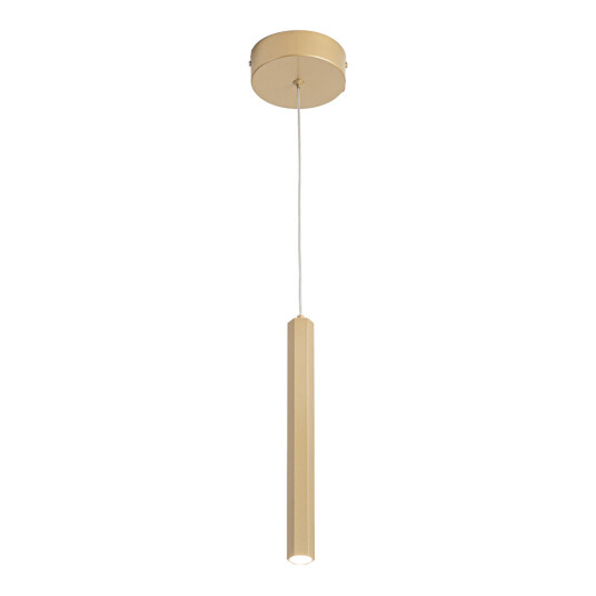 Фото ST614.203.06 Светильник подвесной ST-Luce Золотистый/Золотистый LED 1*6W 4000K Подвесные светильники