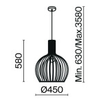 Фото 1 Подвесной светильник Maytoni MOD194PL-01W1