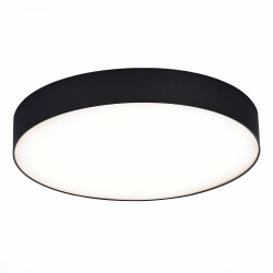 Фото ST606.442.48 Светильник потолочный Черный LED 1*48W 4000K 4 320Lm Ra>85 120° IP20 D400xH55 185-265V Накладные светильники