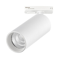Фото ST384.546.20 Св-к трек. Белый LED 1*20W 4000K 1 800Lm Ra>90 36° IP20 L170xW60xH- 220V BASE