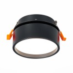 Фото 3 ST651.448.14 Встраиваемый поворотный светильник Черный LED 1*14W 4000K 1 100Lm Ra>90 120° IP20 D105x Встраиваемые светильники