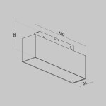 Фото 3 Трековый светильник Technical TR012-2-7W3K-B
