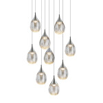 Фото 5 Подвесной светильник MD24001004-9A chrome/clear