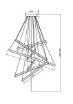 Фото 1 Подвесной светильник Maytoni MOD016PL-L96BK