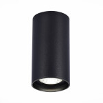 Фото ST157.442.15 Светильник потолочный Черный LED 1*15W 4000K 1 200Lm Ra>90 60° IP44 D75xH140 220-265V Накладные светильники
