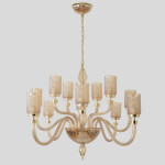 Фото 3 Люстра Crystal Lux SILVESTRO SP12 AMBER