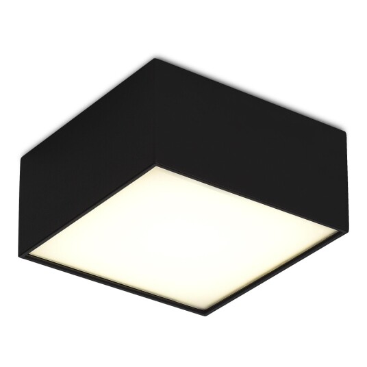 Фото ST608.442.12 Светильник потолочный Черный LED 1*12W 4000K 1 080Lm Ra>90 120° IP20 L120xW120xH55 180- Накладные светильники