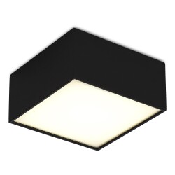 Фото ST608.442.12 Светильник потолочный Черный LED 1*12W 4000K 1 080Lm Ra>90 120° IP20 L120xW120xH55 180- Накладные светильники
