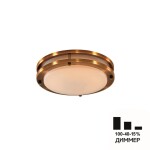 Фото 1 CL709203N Бостон Бронза Св-к Накл. LED 20W*4000K