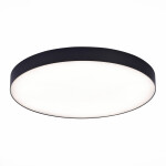 Фото 3 ST606.442.96 Светильник потолочный Черный LED 1*96W 4000K 8 640Lm Ra>85 120° IP20 D600xH55 185-265V Накладные светильники