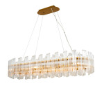 Фото 3 Люстра KG0769P-12L clear/ brass