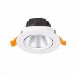 Фото 3 ST211.538.06.24 Св-к встр. Белый LED 1*6W 3000K 480Lm Ra80 24° IP20 D86xH50 220-240V Встраиваемые светильники