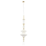 Фото 2 Светильник подвесной Crystal Lux VALENCIA SP1.2 GOLD