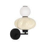 Фото 3 SL6134.411.01 Светильник настенный ST-Luce черный/желтый, опаловый LED 1*8W 3000K ФЛОРЕНТИНИ