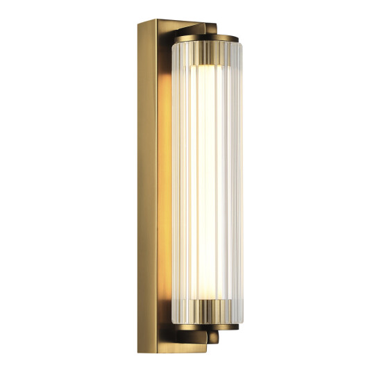 Фото SL6224.301.01 Светильник настенный ST-Luce Латунь/Прозрачный LED 1*8W 4000K БАМБУ