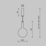 Фото 3 Подвесной светильник Maytoni MOD182PL-L4W3K