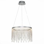 Фото 3 SL6201.103.24 Люстра подвесная ST-Luce Серебристый/Прозрачный LED 1*24W 3000K/4000K/6000K VEGA