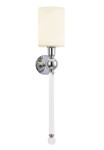 Фото 1 Бра Crystal Lux MIRABELLA AP1 CHROME/WHITE