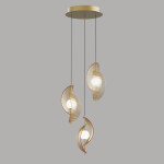 Фото 3 Подвесной светильник MD24030035-3A brass/amber