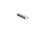 Фото ST762.532.07 Св-к встр. белый LED 1*7W 3000K 700Lm Ra 24° IP20 L125xW30xH36 170-240VV Встраиваемые светильники