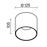 Фото 3 Потолочный светильник Technical C064CL-01-25W4K-RD-WB