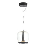 Фото 4 SL6014.423.01 Светильник подвесной ST-Luce Черный/Прозрачный, Черный LED 1*17W 3000K RIPPLE