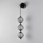 Фото 3 Настенный светильник OB2437 pearl black/smoke
