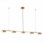 Фото SL6000.303.05 Светильник подвесной ST-Luce Латунь/Латунь LED 5*7W 3000K ПАНЧЕС