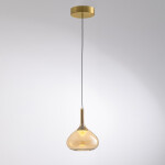 Фото 1 Подвесной светильник MD25001005-1A brass/amber
