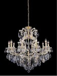 Фото Люстра Crystal Lux ISABEL SP11 GOLD/TRANSPARENT