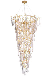 Фото Люстра Crystal Lux REINA SP34 D1200 GOLD PEARL