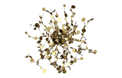 Фото Бра Crystal Lux GARDEN AP-PL3 D400 GOLD