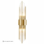 Фото Бра Crystal Lux ATENTO AP2 BRASS/TRANSPARENTE