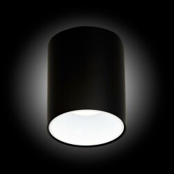 Фото CL7440110 Старк Черный+Белый Св-к Потол. 12W*3500K