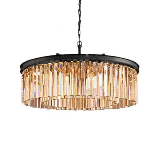 Фото Люстра Odeon 10B black/amber