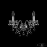 Фото Бра хрустальные 1409B/2/160 Ni Bohemia Ivele Crystal