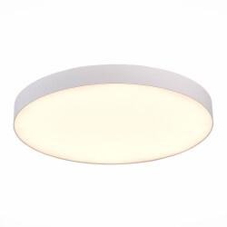 Фото ST606.532.96 Светильник потолочный Белый LED 1*96W 3000K 8 640Lm Ra>85 120° IP20 D600xH55 185-265V Накладные светильники
